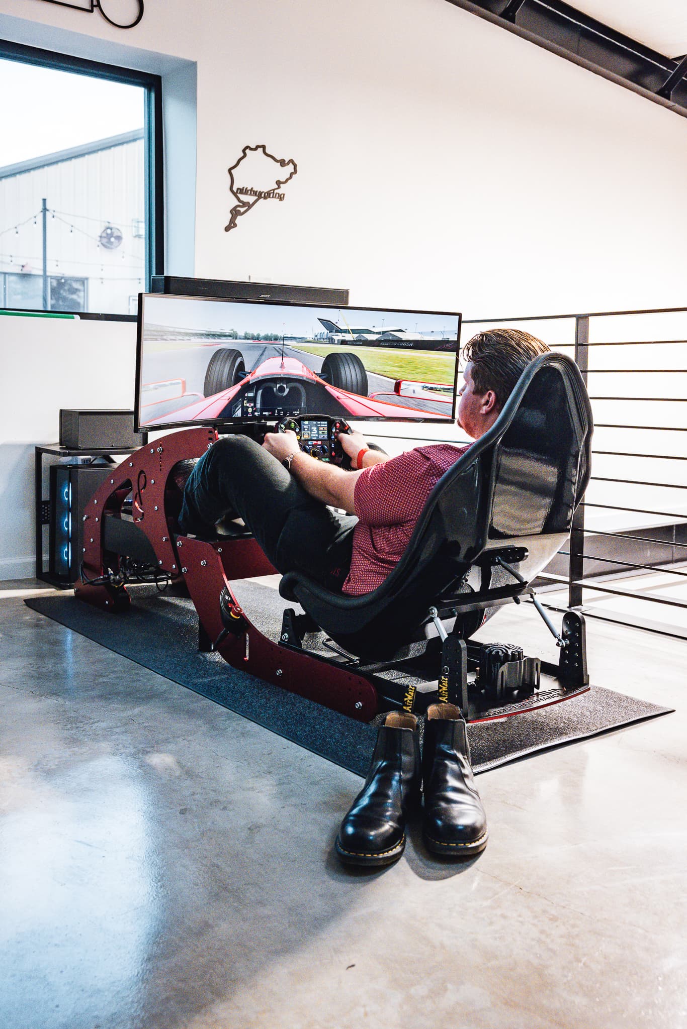 Classic car exhibit at Formula Automotive Museum